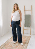 Wide Leg Chambray Pant