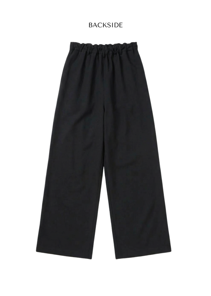 Wide Leg Adjustable Drawstring Dress Pant