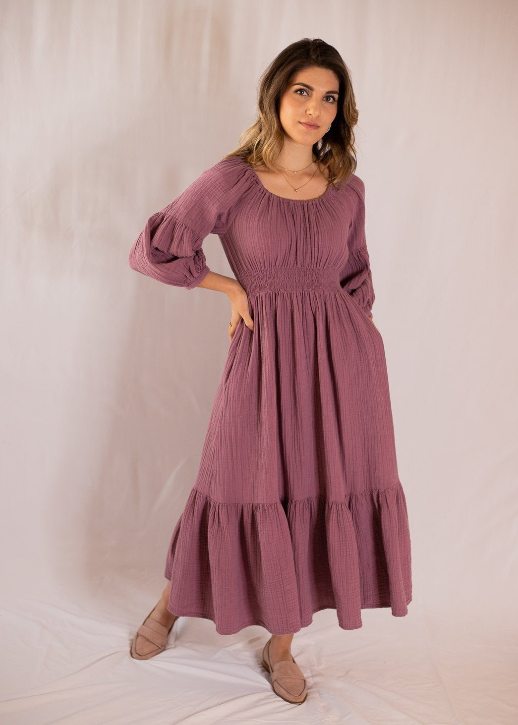 Eliza Maternity and Nursing Dress