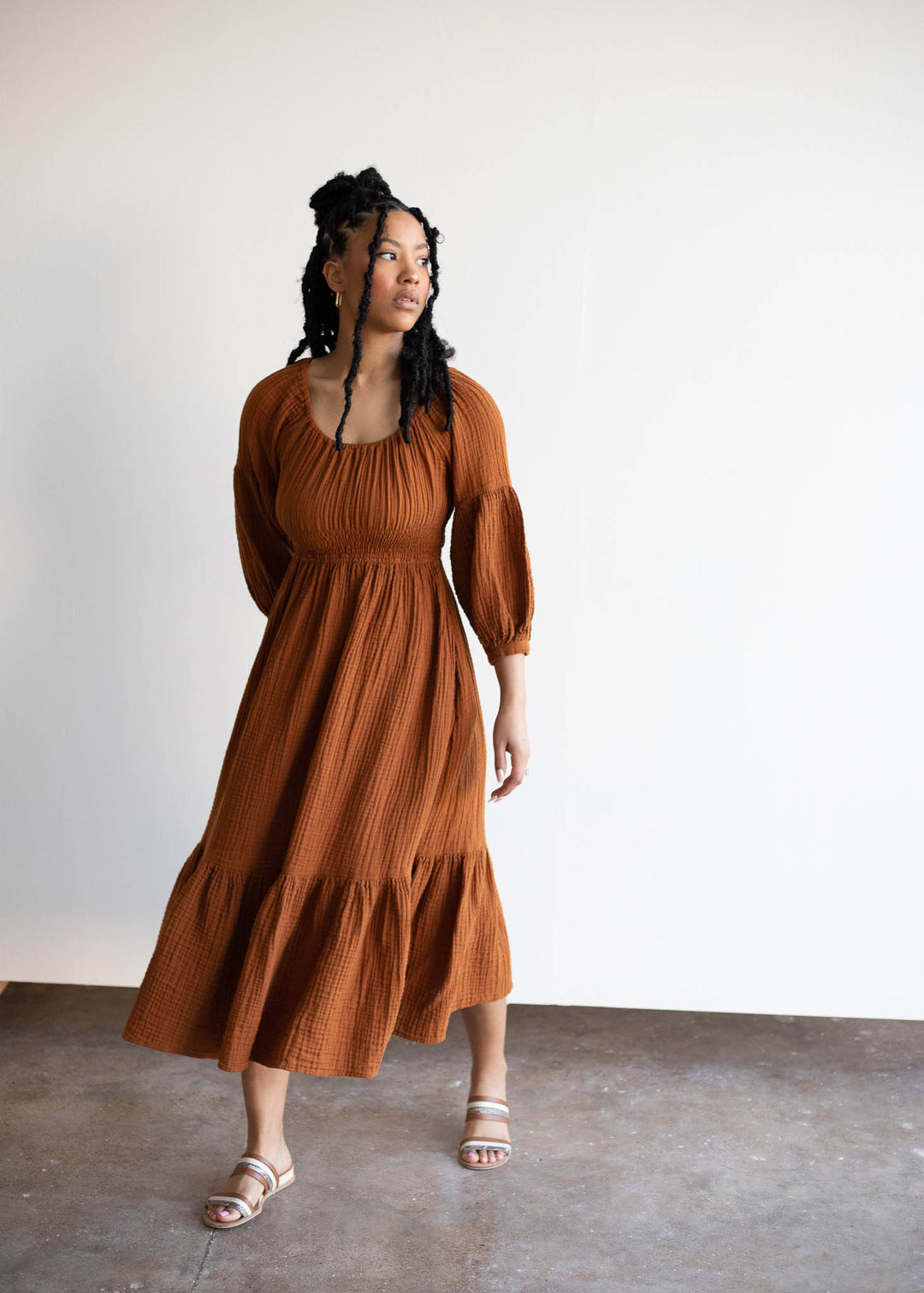 The Eliza Dress | Smocked Elastic Dress | EMME The Eliza Dress | Smocked Elastic Dress | EMME