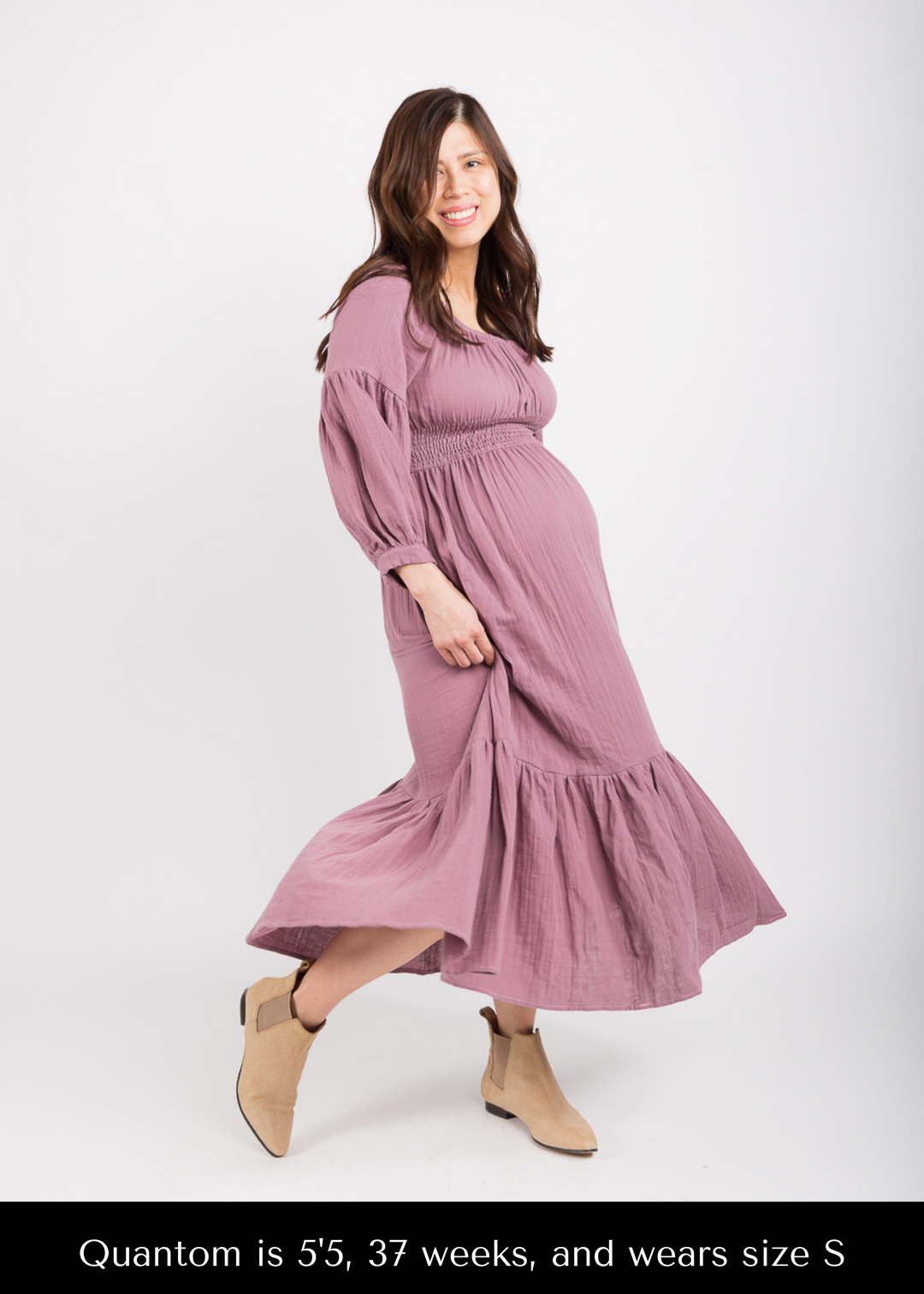 Eliza Maternity and Nursing Dress - Dress