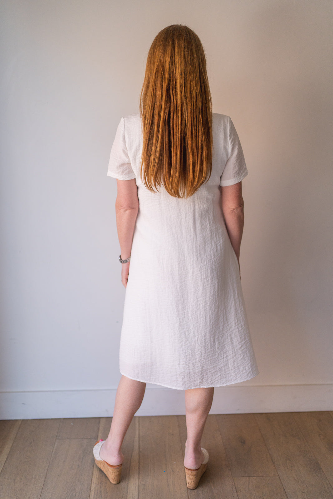 Faye Transitional Linen Dress