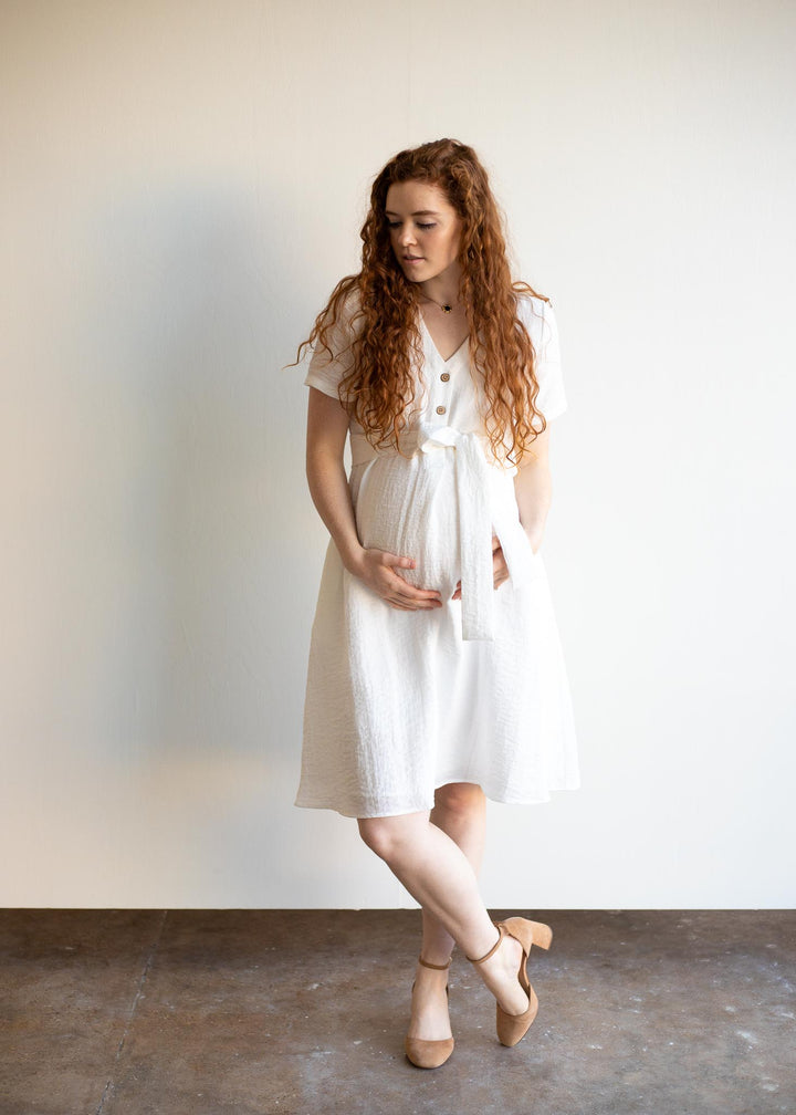Faye Transitional Linen Dress