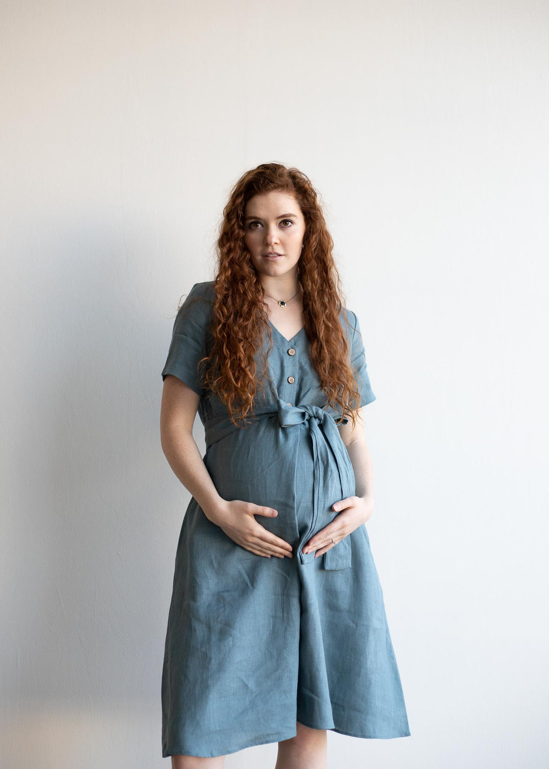 Faye Transitional Linen Dress