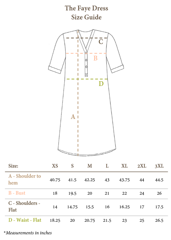 Faye Linen Dress - Dress