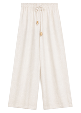 Relaxed Drawstring Wide-Leg Pant in Linen