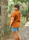 Gauze Button Down Top
