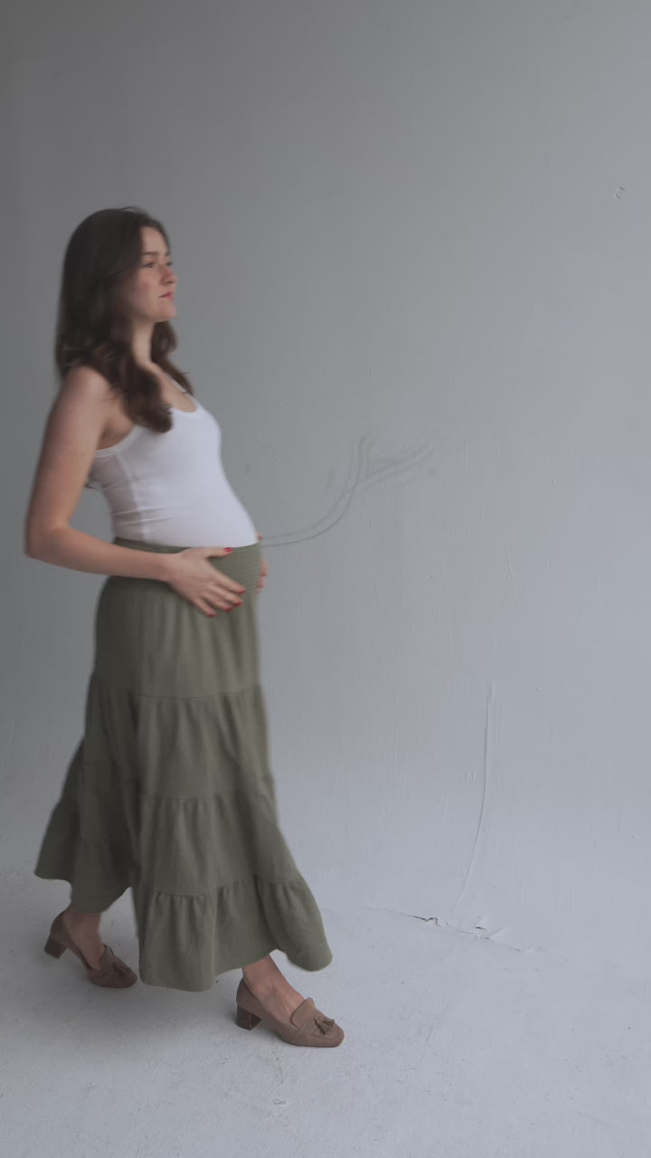 Linen Transitional Skirt