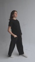 Lounge Pants + Top in Cotton Fleece