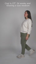 Everyday Transitional Smocked Linen Pant