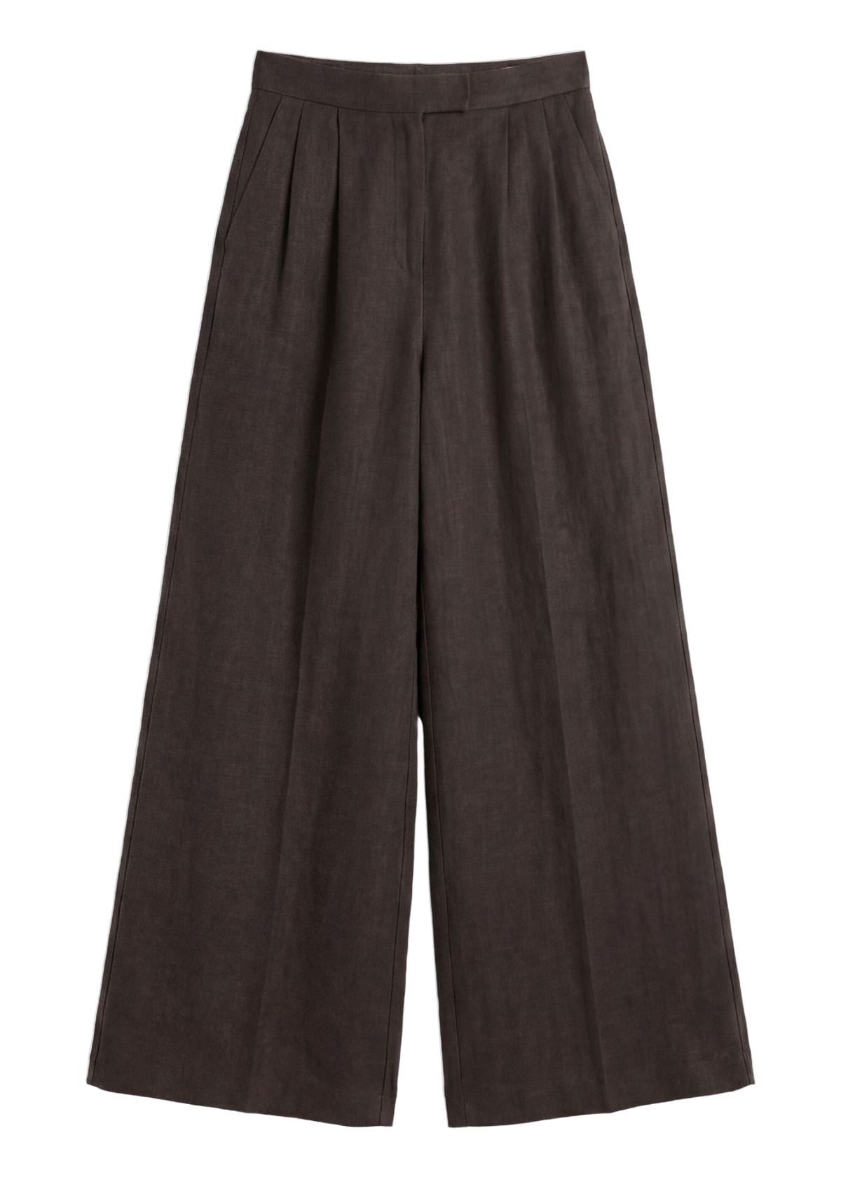 Margot Pleated Wide Leg Pant in Sandwashed Linen