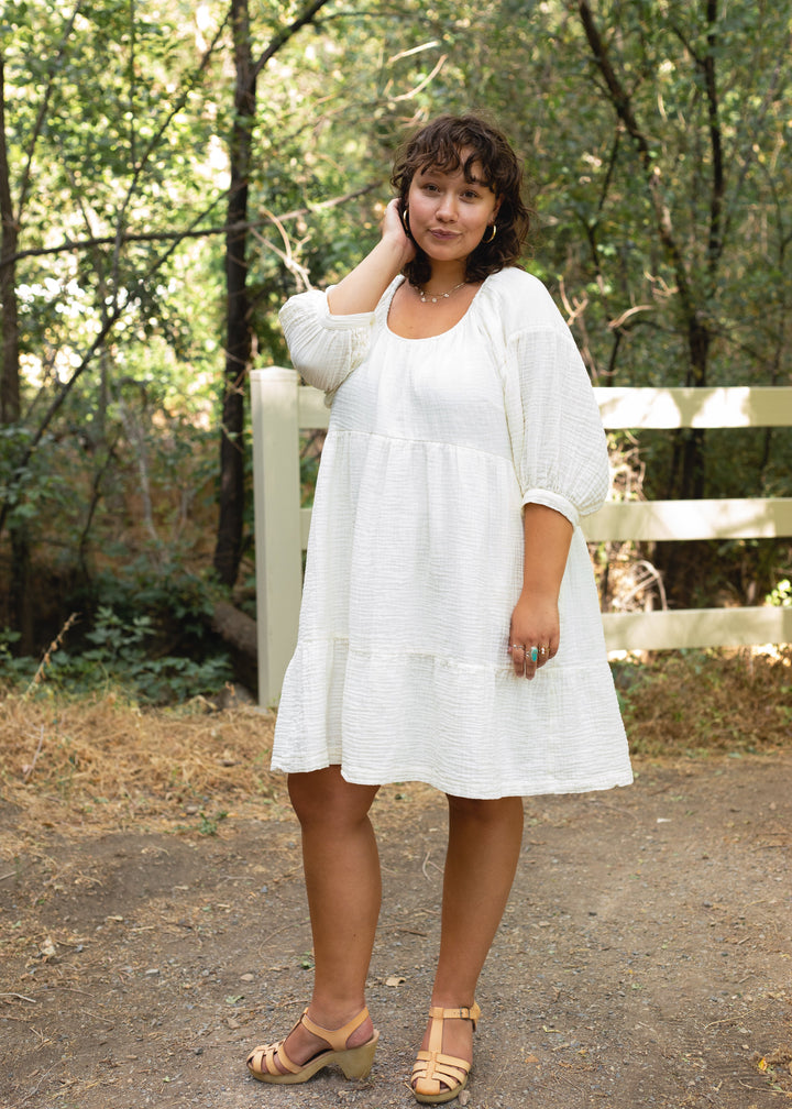 Sumin Dress in Cream - Dress