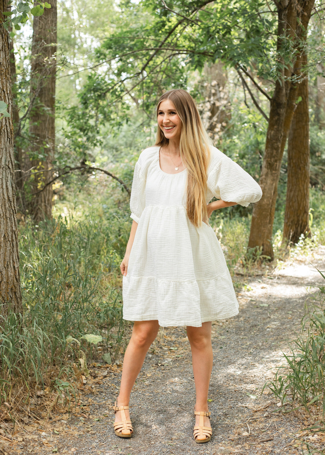Sumin Dress in Cream - Dress