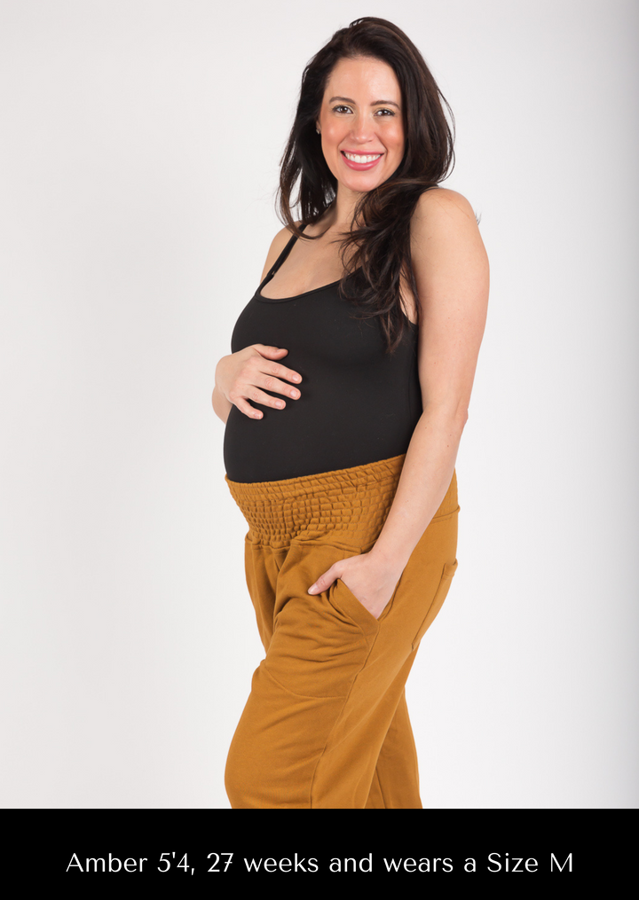 Transitional Maternity Comfort Cotton Lounge Pants - Pants